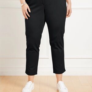 Talbots Classic Black Perfect Crop Pants